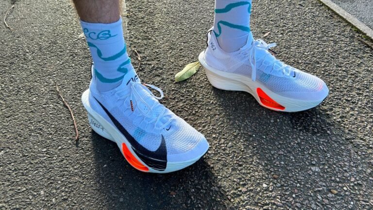 Nike Alphafly 3 on feet